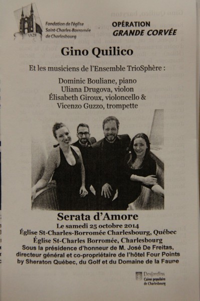 Gino Quilico en concert